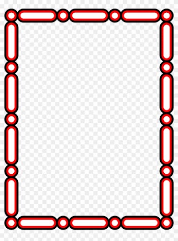 Decorative Arts Clipart Picture Frames Borders And - Frame And Borders Clip Art Red