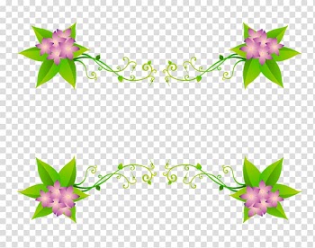 Decorative arts Flower , Dividing line transparent background PNG clipart