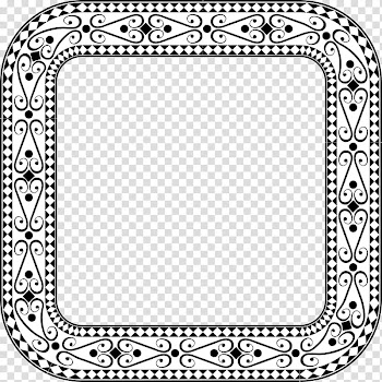 Decorative arts Frames , square frame transparent background PNG clipart
