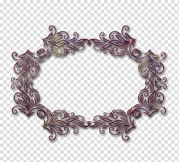 Decorative arts, gold frame transparent background PNG clipart