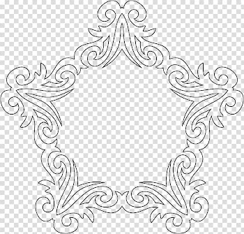 Decorative arts Line art , line border transparent background PNG clipart