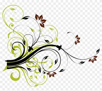 Decorative Arts Ornament Clip Art - Flower Swirl Vector Png