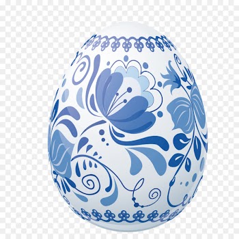 Decorative arts Ornament Cushion Pillow - Creative Easter blue and white porcelain 