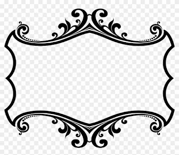 Decorative Arts Picture Frames Ornament Clip Art - Flourish Frame Clipart