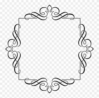 Decorative Arts Picture Frames Ornament Drawing - Fancy Picture Frame Drawing
