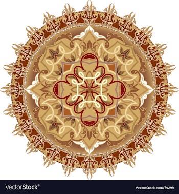 Decorative background vector image