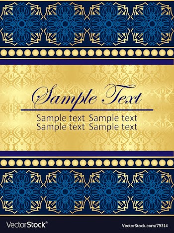 Decorative background vector image