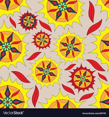 Decorative background vector image