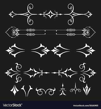 decorative border and frame set