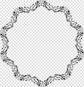 Decorative Borders Circle , circle frame transparent background PNG clipart