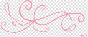 Decorative Borders , pink line transparent background PNG clipart