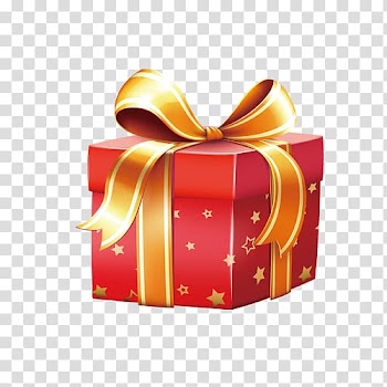 Decorative box Christmas gift, Gift Wrap transparent background PNG clipart