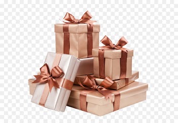 Decorative box Gift Ribbon Gold - Gift 