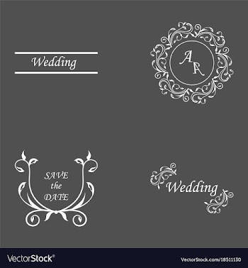 Decorative calligraphic elements floral dividers vector image