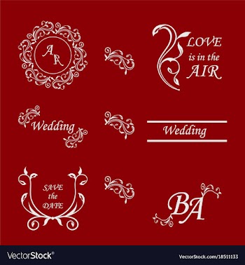 Decorative calligraphic elements floral dividers vector image