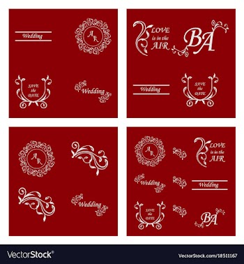 Decorative calligraphic elements floral dividers vector image