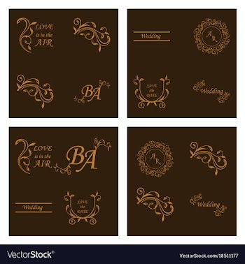 Decorative calligraphic elements floral dividers vector image