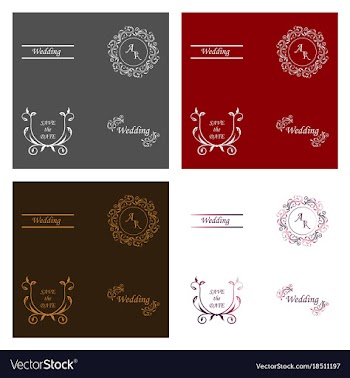 Decorative calligraphic elements floral dividers vector image