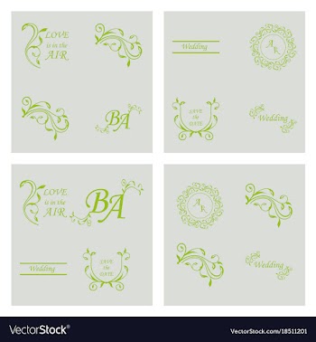 Decorative calligraphic elements floral dividers vector image