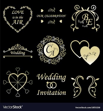 Decorative calligraphic elements floral dividers vector image