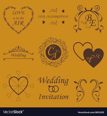 Decorative calligraphic elements floral dividers vector image