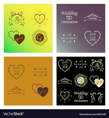 Decorative calligraphic elements floral dividers vector image
