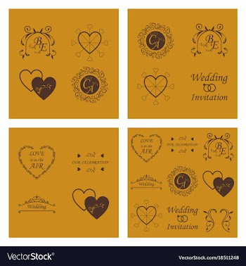 Decorative calligraphic elements floral dividers vector image