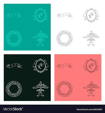 Decorative calligraphic elements floral dividers vector image