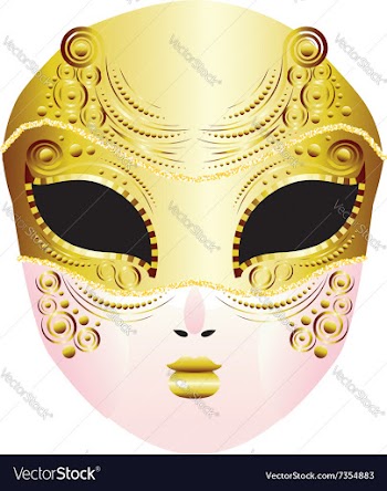 Decorative Carnival Mask vector image