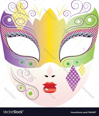 Decorative Carnival Mask3 vector image