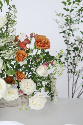 Decorative Composition of Flowers