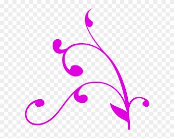 Decorative Corner Purple Clip Art - Tree Branch Clip Art