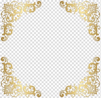 Decorative Corners Borders and Frames , design transparent background PNG clipart