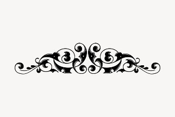 Decorative divider clipart, drawing illustration | Free Vector Illustration - rawpixel