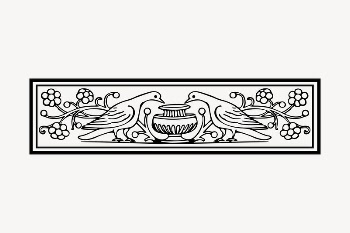 Decorative divider clipart, drawing illustration | Free Vector Illustration - rawpixel