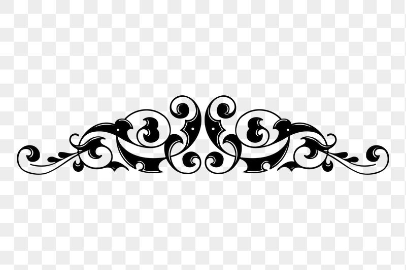 Decorative divider png sticker illustration, | Free PNG - rawpixel