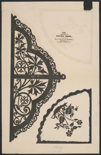 Decorative floral fretwork design (ca.1877) | Free Photo - rawpixel