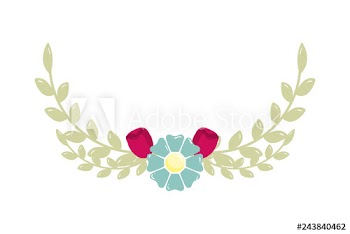 decorative flower leaves