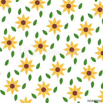 decorative flowers and leaves background