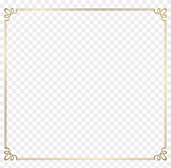 Decorative Frame Border Png Clipart - Thai Frame Png