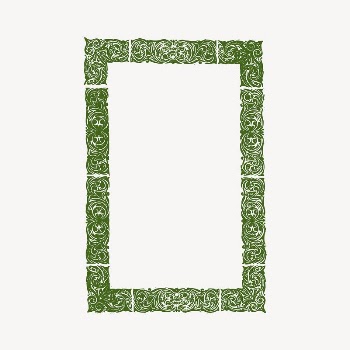 Decorative frame collage element, drawing | Free Vector Illustration - rawpixel