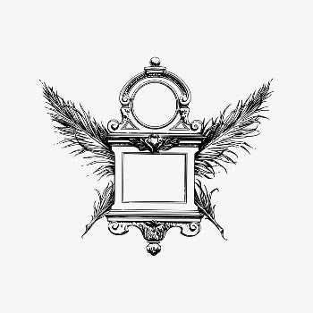 Decorative frame drawing, vintage illustration | Free Vector Illustration - rawpixel