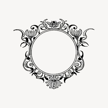 Decorative frame drawing, vintage illustration | Free Vector Illustration - rawpixel