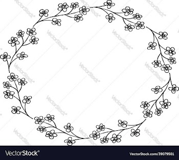 decorative frames and borders on white background