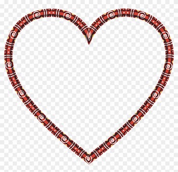 Decorative Heart Frame - Love Heart Frame Png
