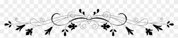 Decorative Line Black Png 2, Buy Clip Art - Corner Border Design Transparent