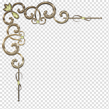 Decorative Line Gold Picture