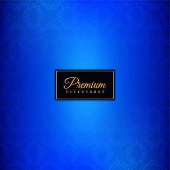 Decorative luxury premium blue background Free Vector