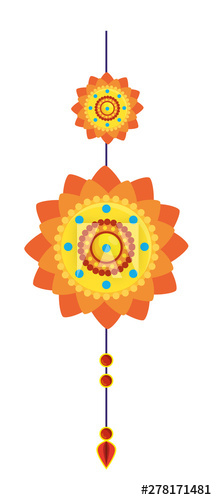 decorative mandala hanging ethnic boho style