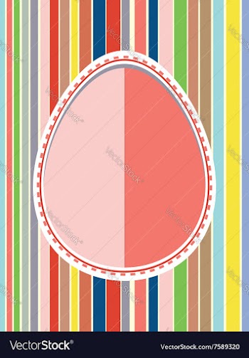 Decorative Paper Egg vector image